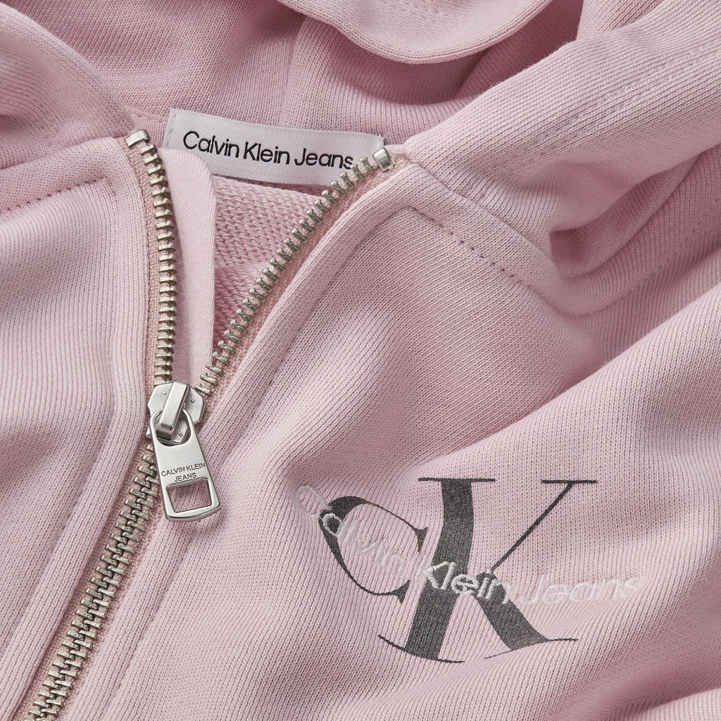 Monogram Zip-Up Hoodie