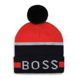 BOSS Infant Pull On Hat Navy/Red