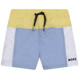 BOSS Infant Swim Shorts Pale Blue Multi