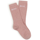 BOSS Girls Socks Pink