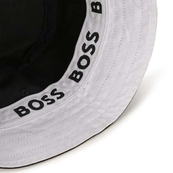 BOSS Kids Bucket Hat Black