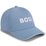 BOSS Kids Logo Cap Pale Blue