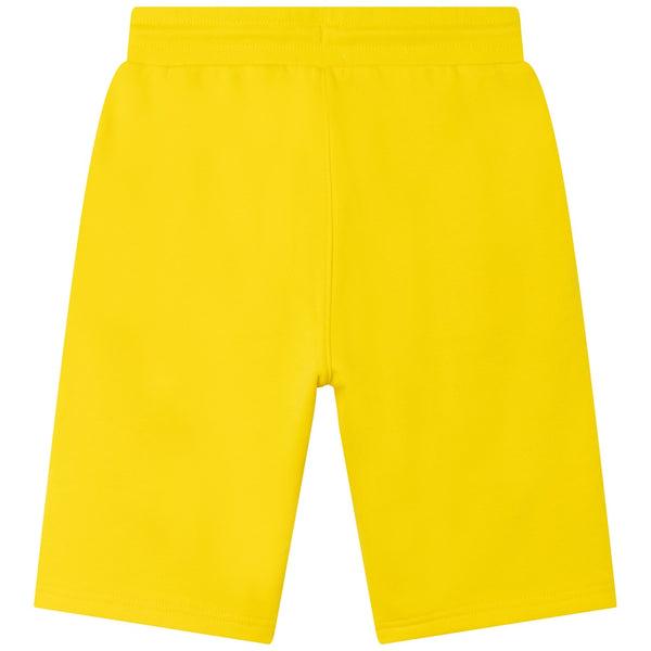 BOSS Kids Track Bermuda Shorts Yellow
