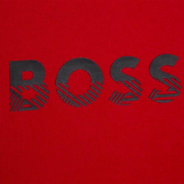 BOSS Kids L/Sleeve T-Shirt Poppy