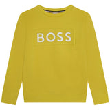 BOSS Kids Sweatshirt Lime - Kizzies