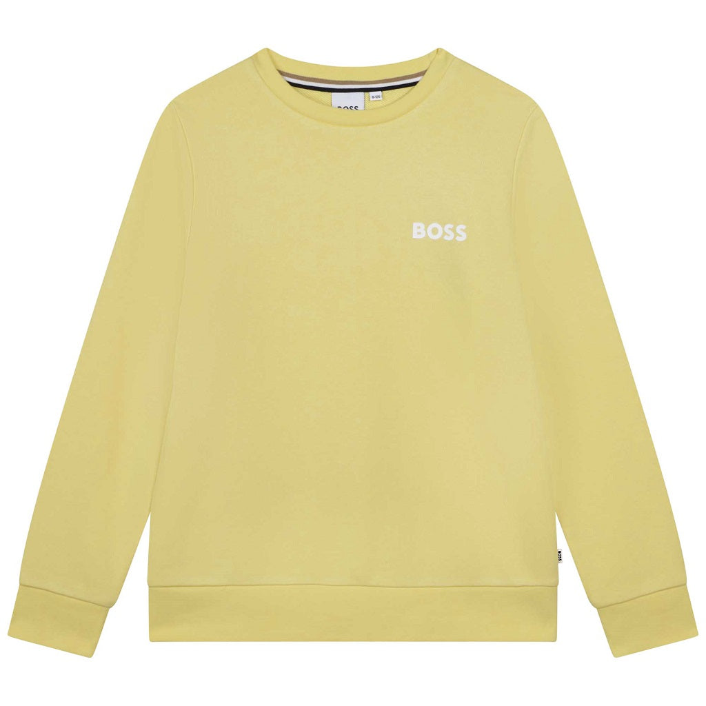 BOSS Kids Sweater Yellow