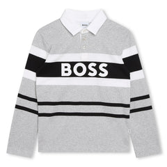 BOSS Kids Long Sleeve Polo