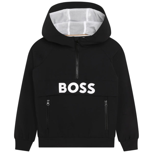 BOSS Kids Hooded Sweatshirt Black | Kizzies