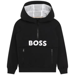 BOSS Kids Hooded Sweatshirt Black | Kizzies