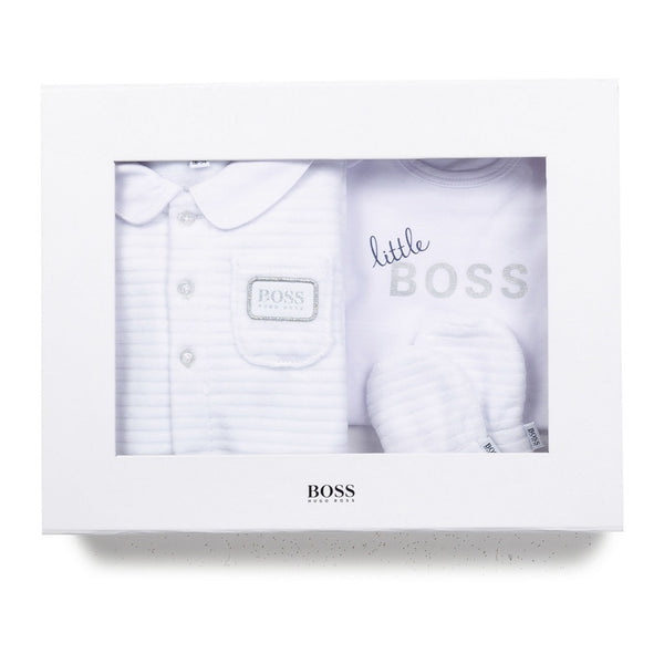 BOSS Baby 4 Piece Set White Unisex | Kizzies 
