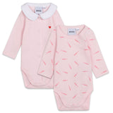 BOSS BABY Set of 2 Bodysuits Pale Pink