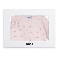 BOSS Baby Pyjamas Hat Set Pale Pink