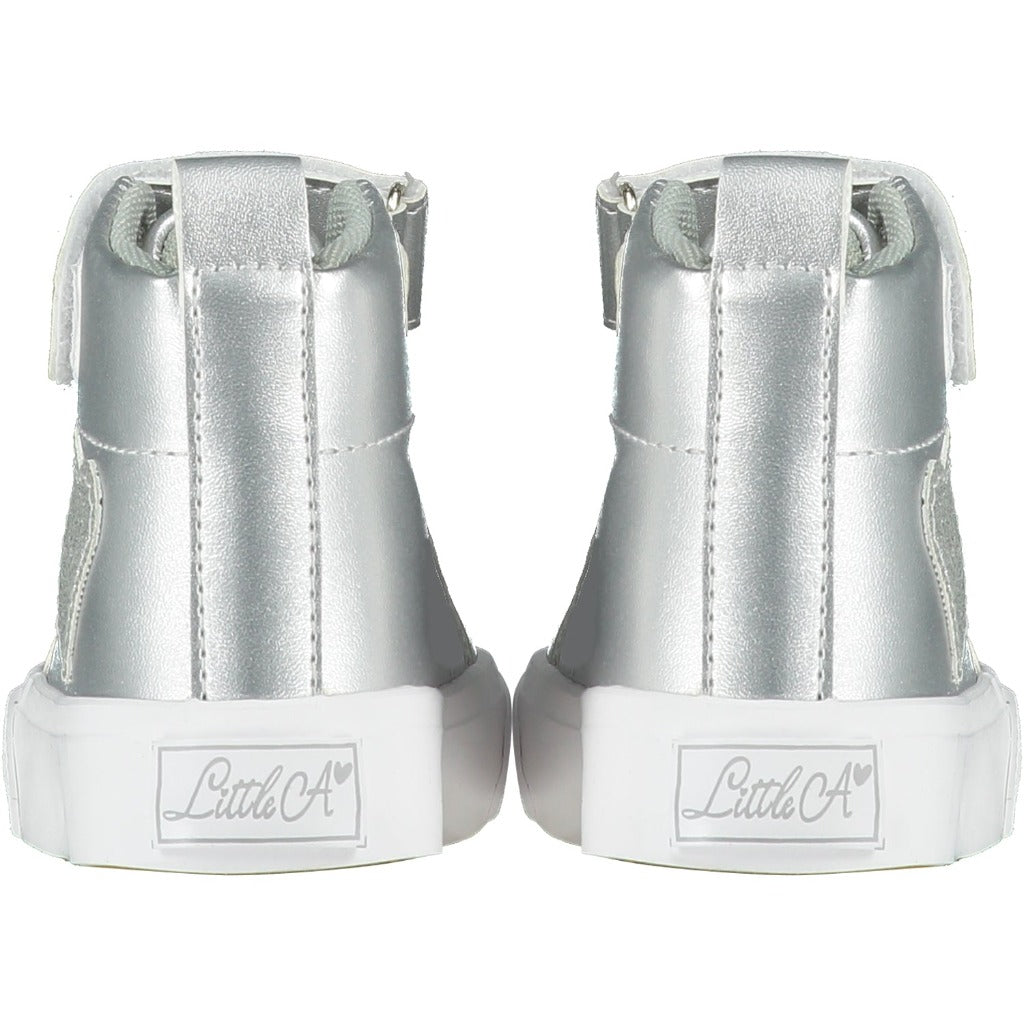 Girls silver high tops online