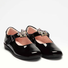 LELLI KELLY Bella Unicorn Patent Shoes Black