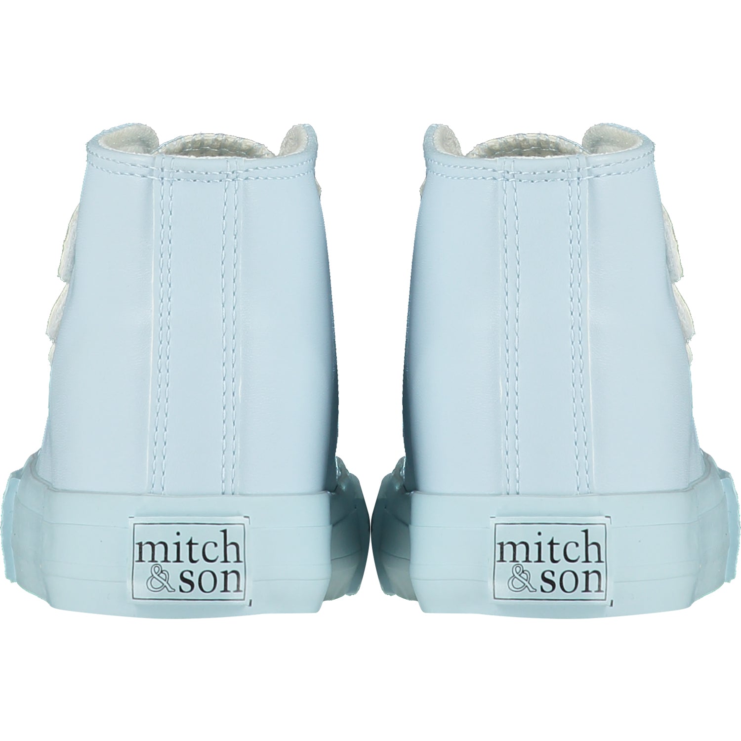 TRIPLE V Boys Velcro High Top Pale Blue