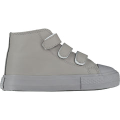 TRIPLE V Boys Vecro High Top Grey Silver