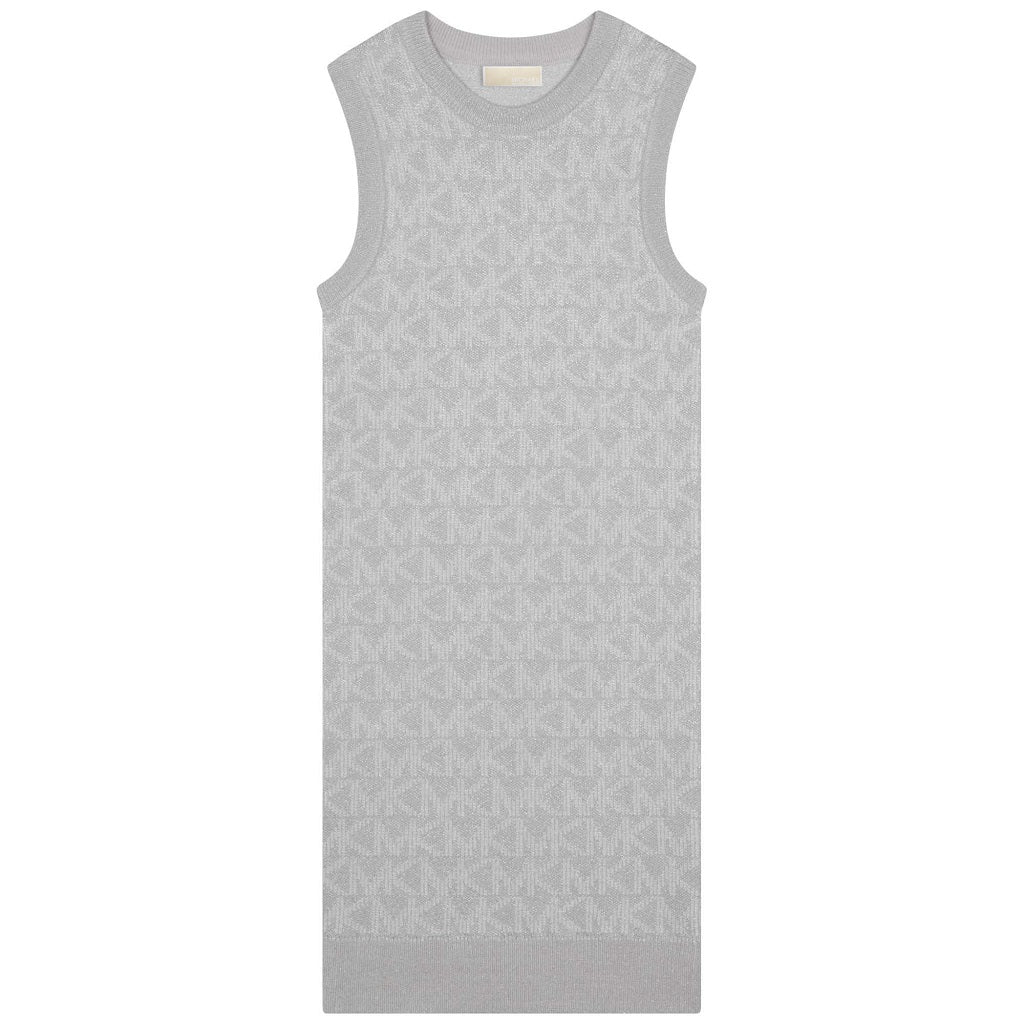 MICHAEL KORS Girls Sleeveless Dress Silver | Kizzies