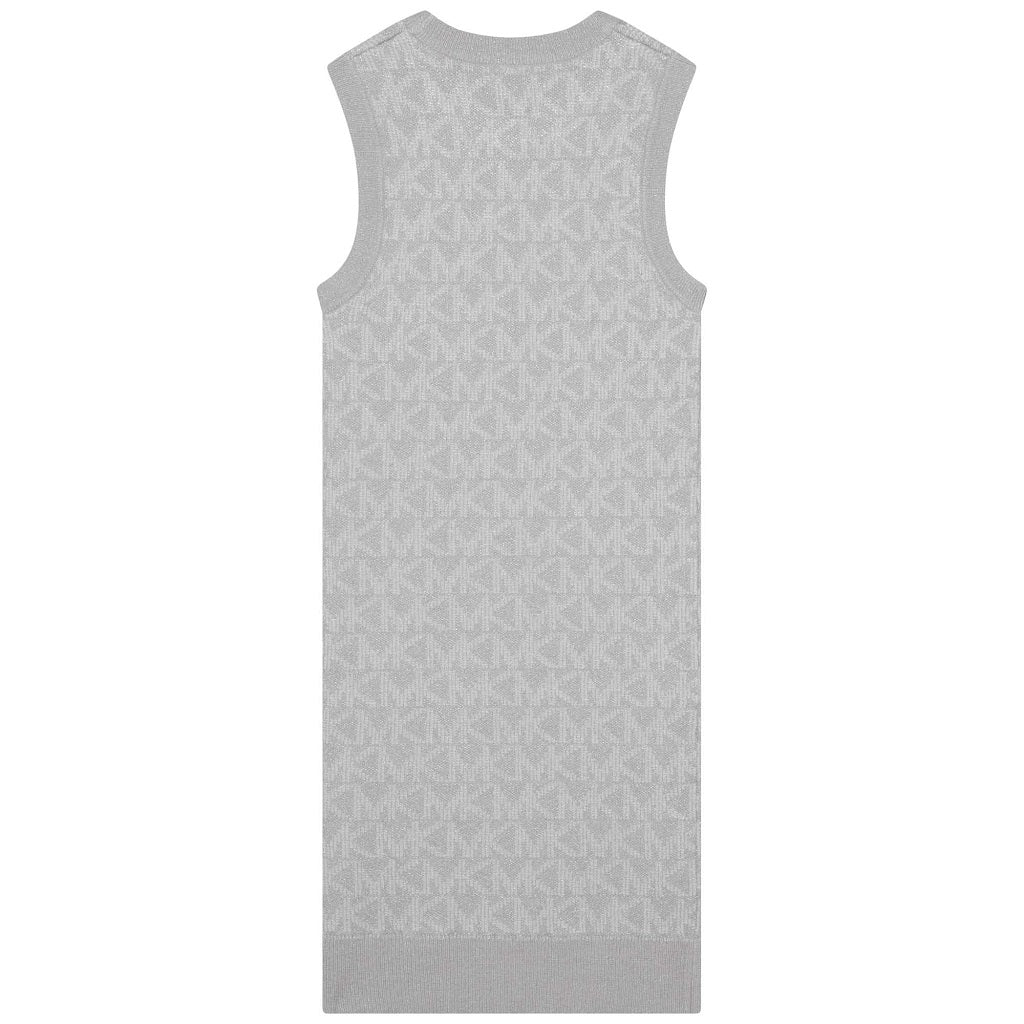 MICHAEL KORS Girls Signature MK Dress Silver