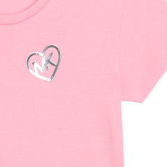 MICHAEL KORS Girls MK Heart Logo T-Shirt