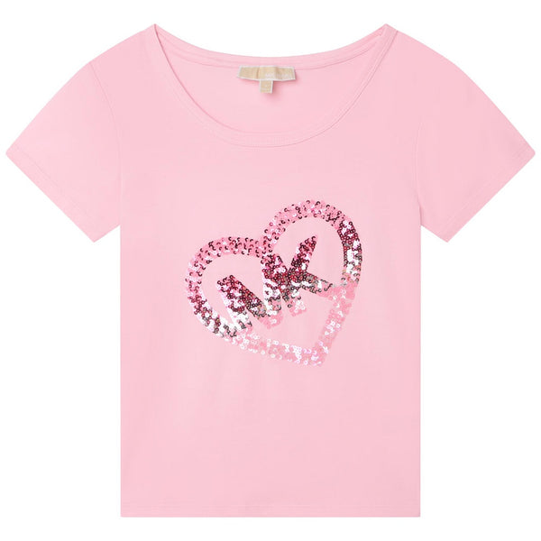 MICHAEL KORS Girls T-Shirt Shorts Set Pink