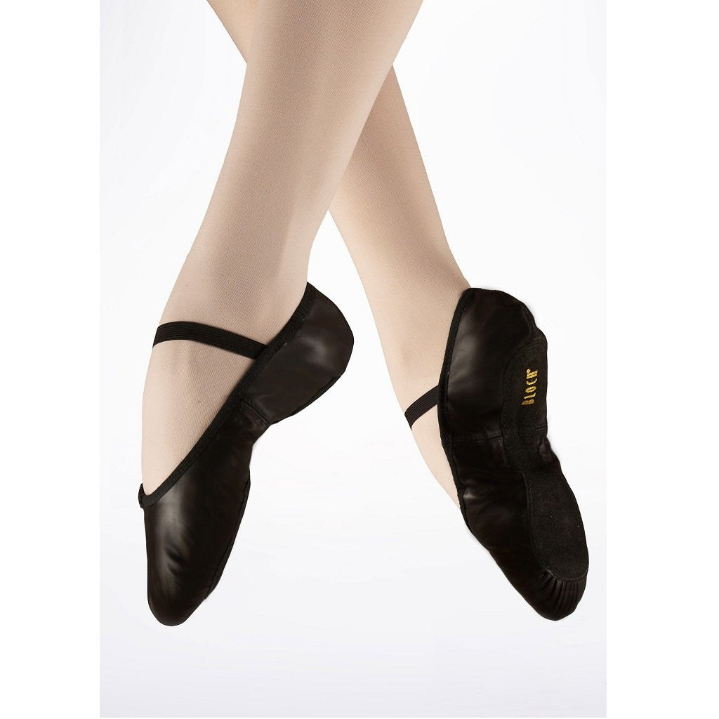 Arise Full Sole Black Ballet Shoe