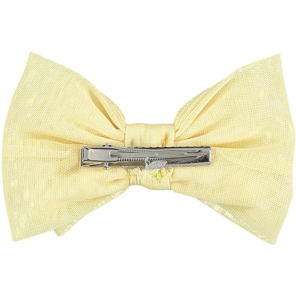 ADee Bow Hair Clip Lemon Cake