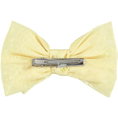 ADee Bow Hair Clip Lemon Cake