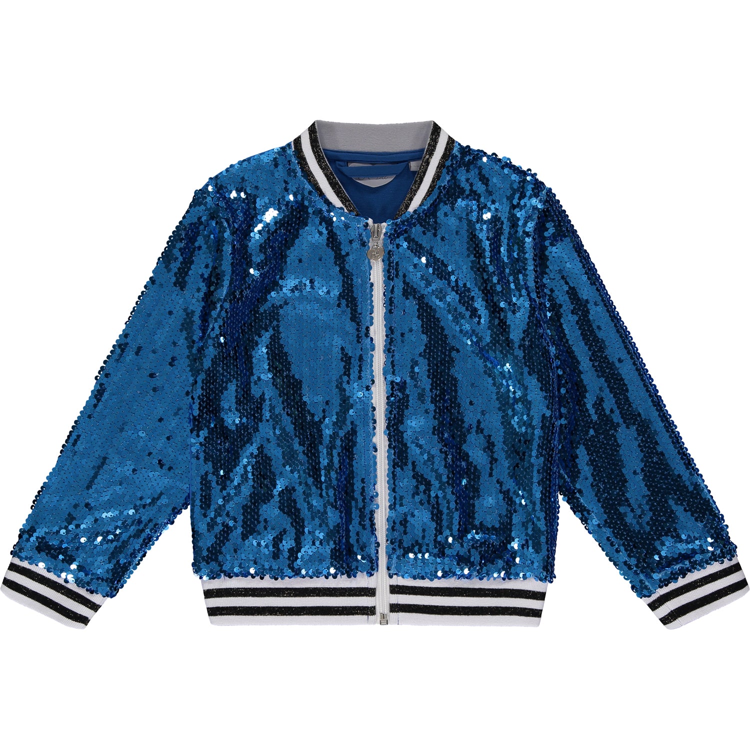 ADEE Tropical Sequin Bomber Jacket