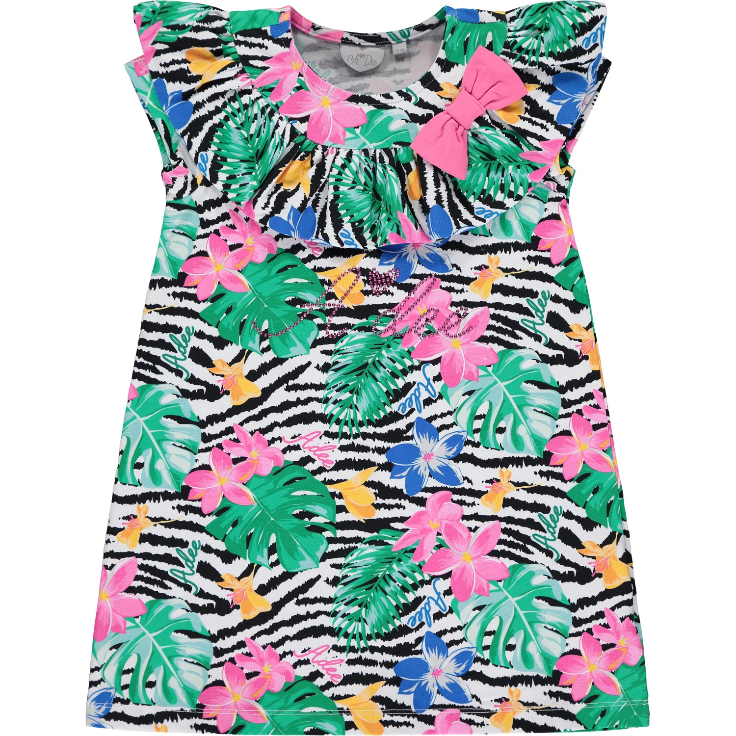 ADEE Tropical Jersey Dress