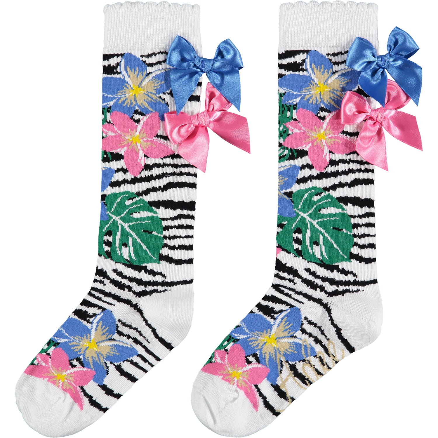 ADEE Tropical Knee High Socks