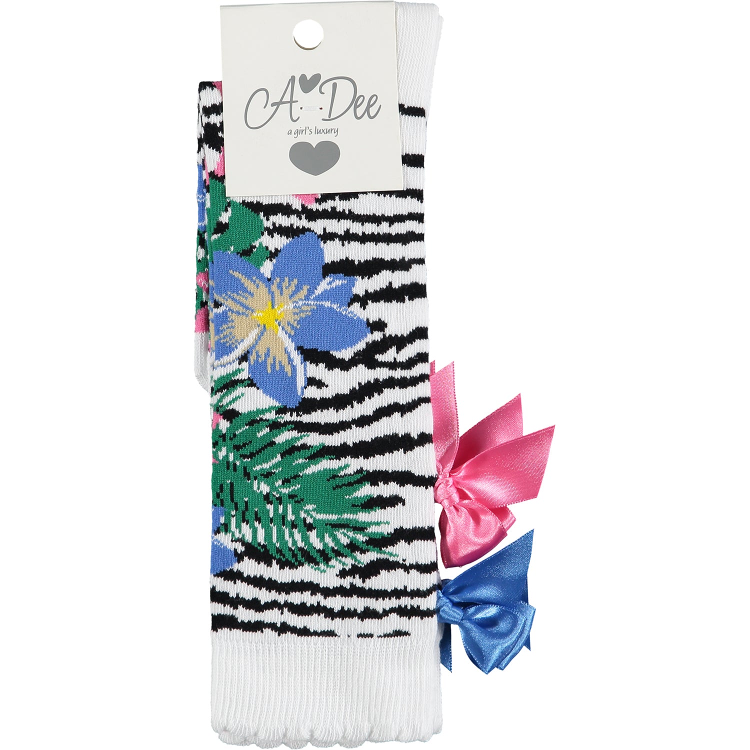 ADEE Tropical Knee High Socks