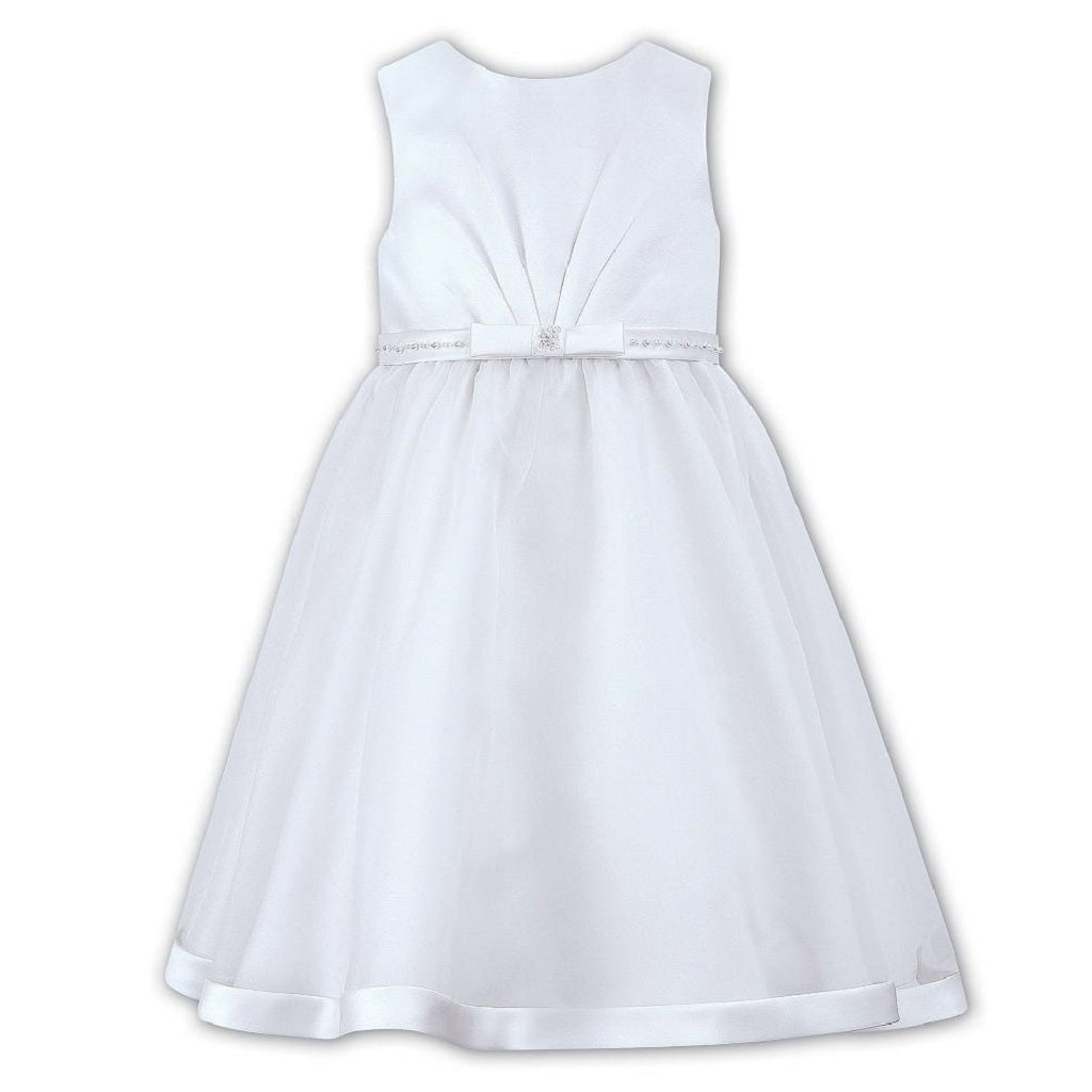 Ceremonial Ballerina Length Dress 70026 White - Dresses