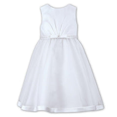 Ceremonial Ballerina Length Dress 70026 White - Dresses
