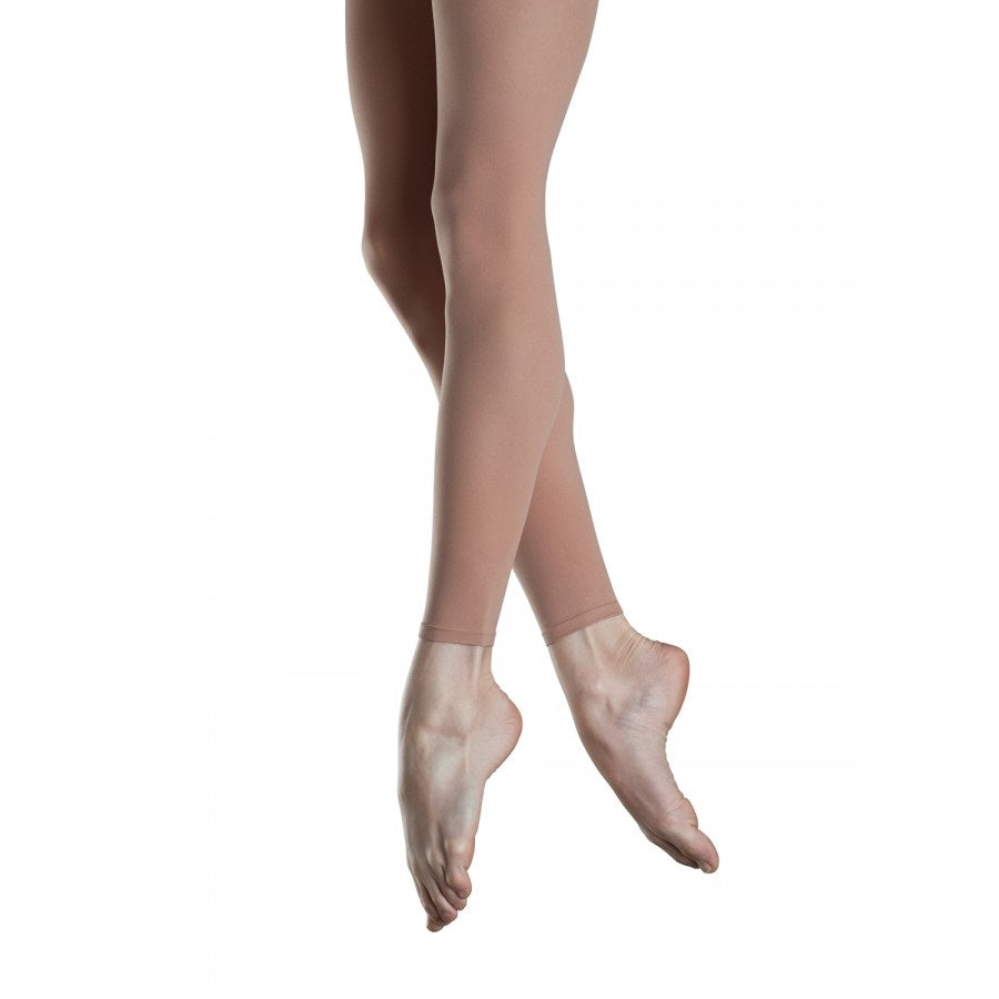 Ladies Footless Dance Tights TAN - Kizzies, Tights - Childrens Wear