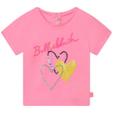 BILLIEBLUSH Girls Sequin Heart T-Shirt