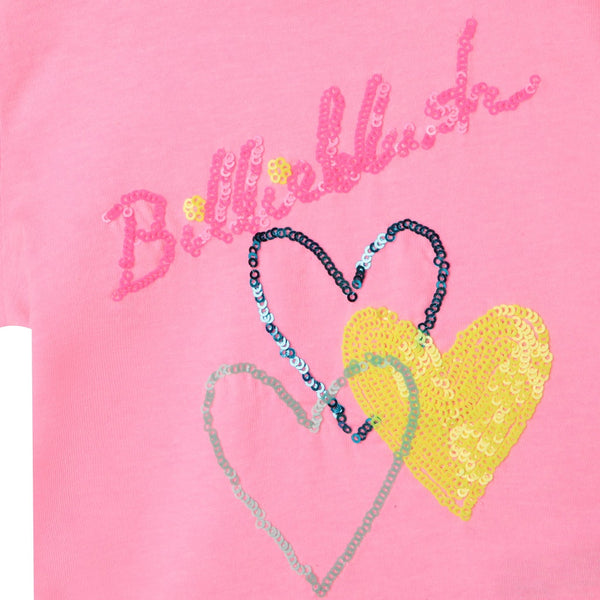 Baby Girls Sequin Heart T-Shirt