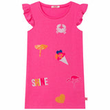Girls Party Dress Neon Pink