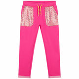 Girls Party Sequin Jogging Bottoms