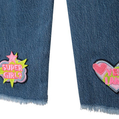 Girls Denim Trousers