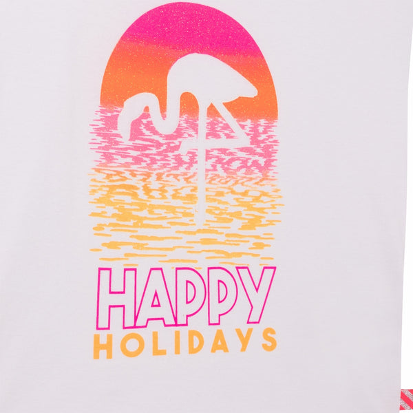 Girls Happy Holidays T-Shirt