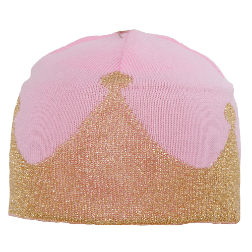 Satila Tiara Pink Gold Beanie Hat - Kizzies, Hats - Childrens Wear