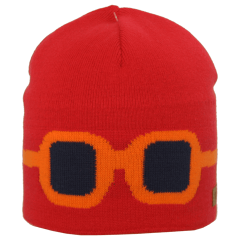 Satila Goggles Red Beanie Hat - Kizzies, Hats - Childrens Wear