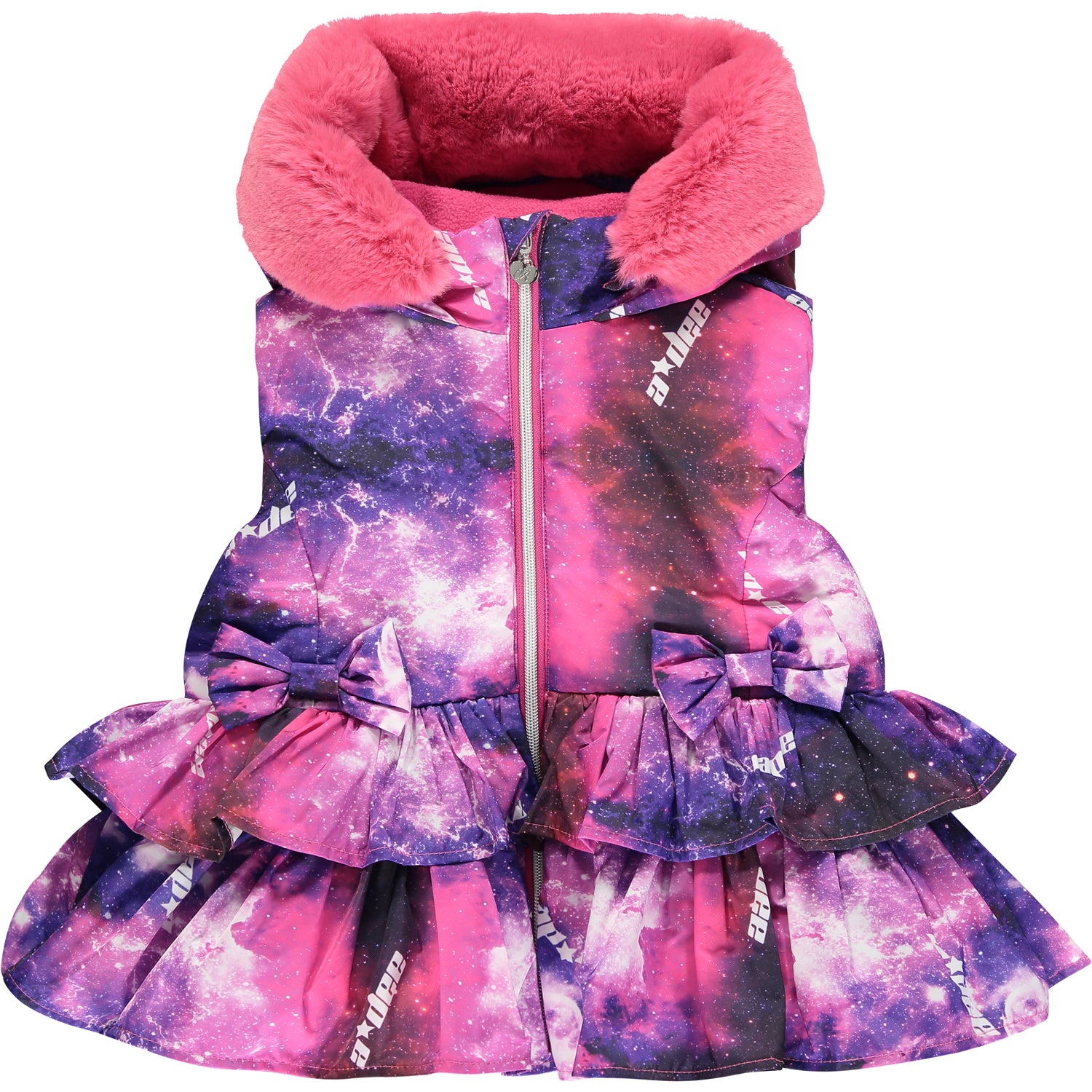 ADEE Galaxy Girl Gilet Faux Fur Hood Maya - Kizzies