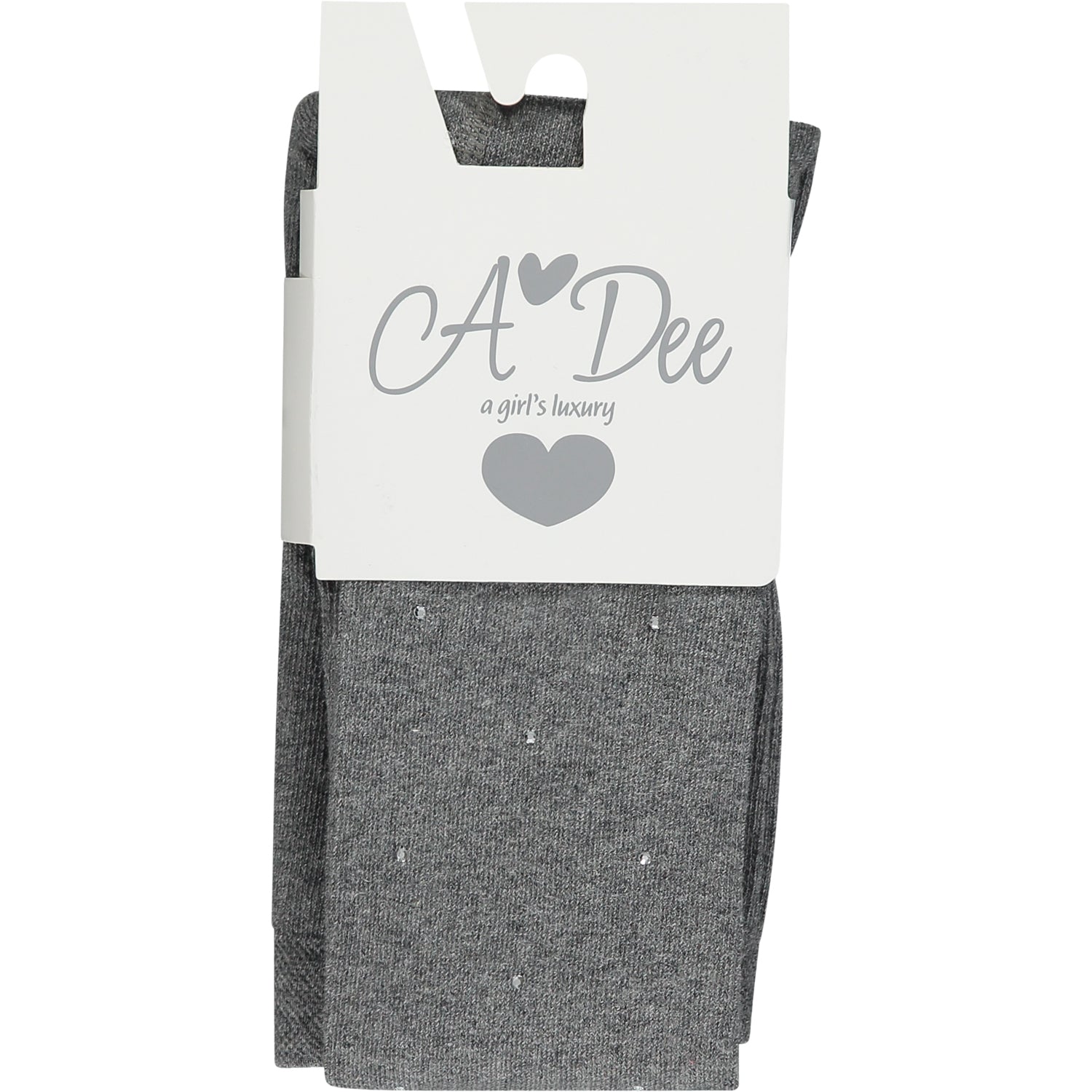 ADEE Diamante Tights Dark Grey