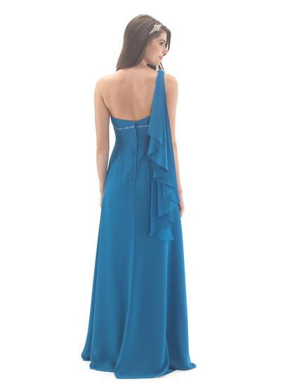 One Shoulder Chiffon Bridesmaid Dress - Kizzies, Dresses - Childrens Wear