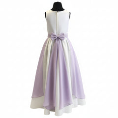 Linzi Jay Chiffon Bow Overskirt - Lavender 