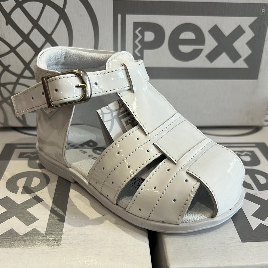 Pex Frankie Sandals White