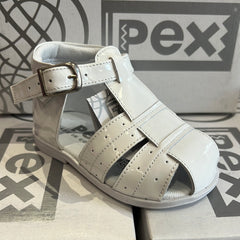 Pex Frankie Sandals White