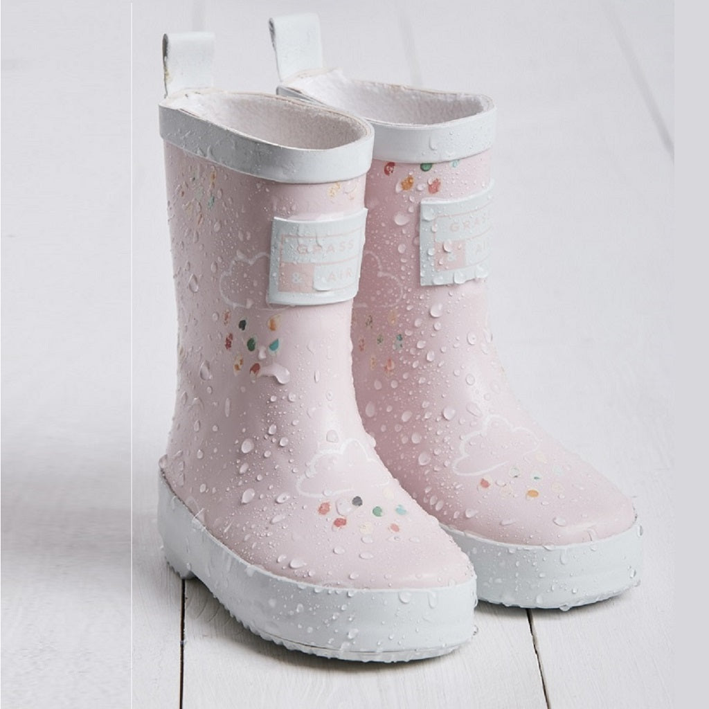 G A Kids Colour Changing Wellies Pink Kizzies