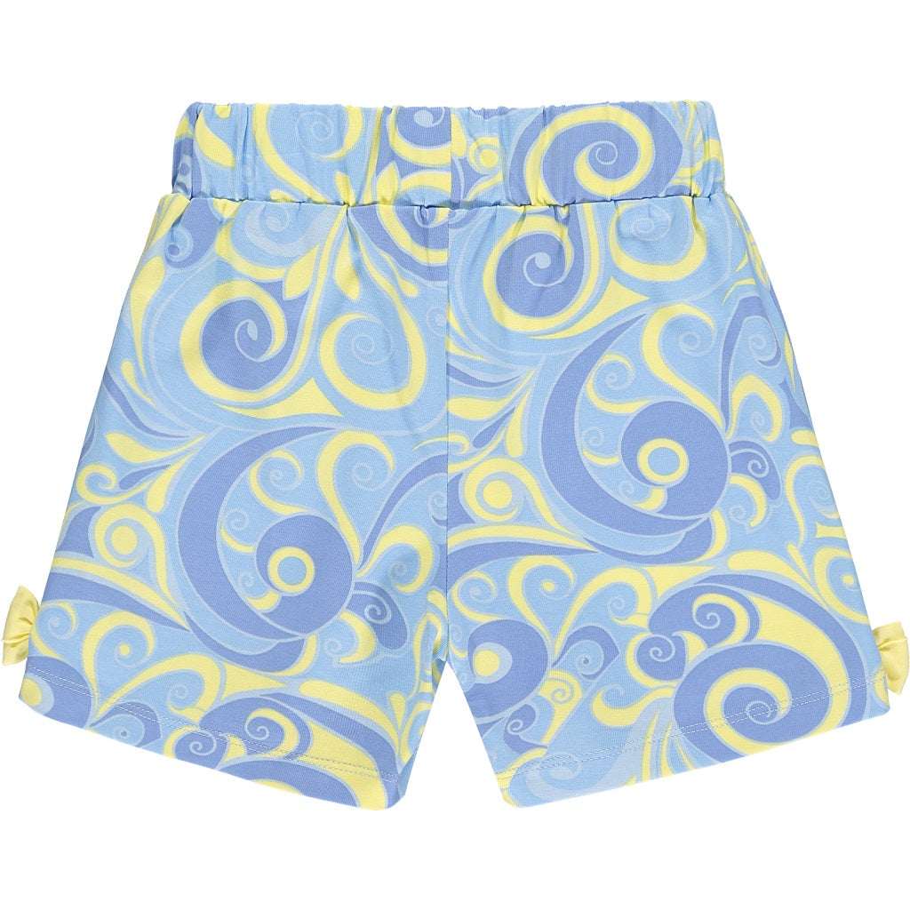 ADEE Swirl Shorts Pale Blue